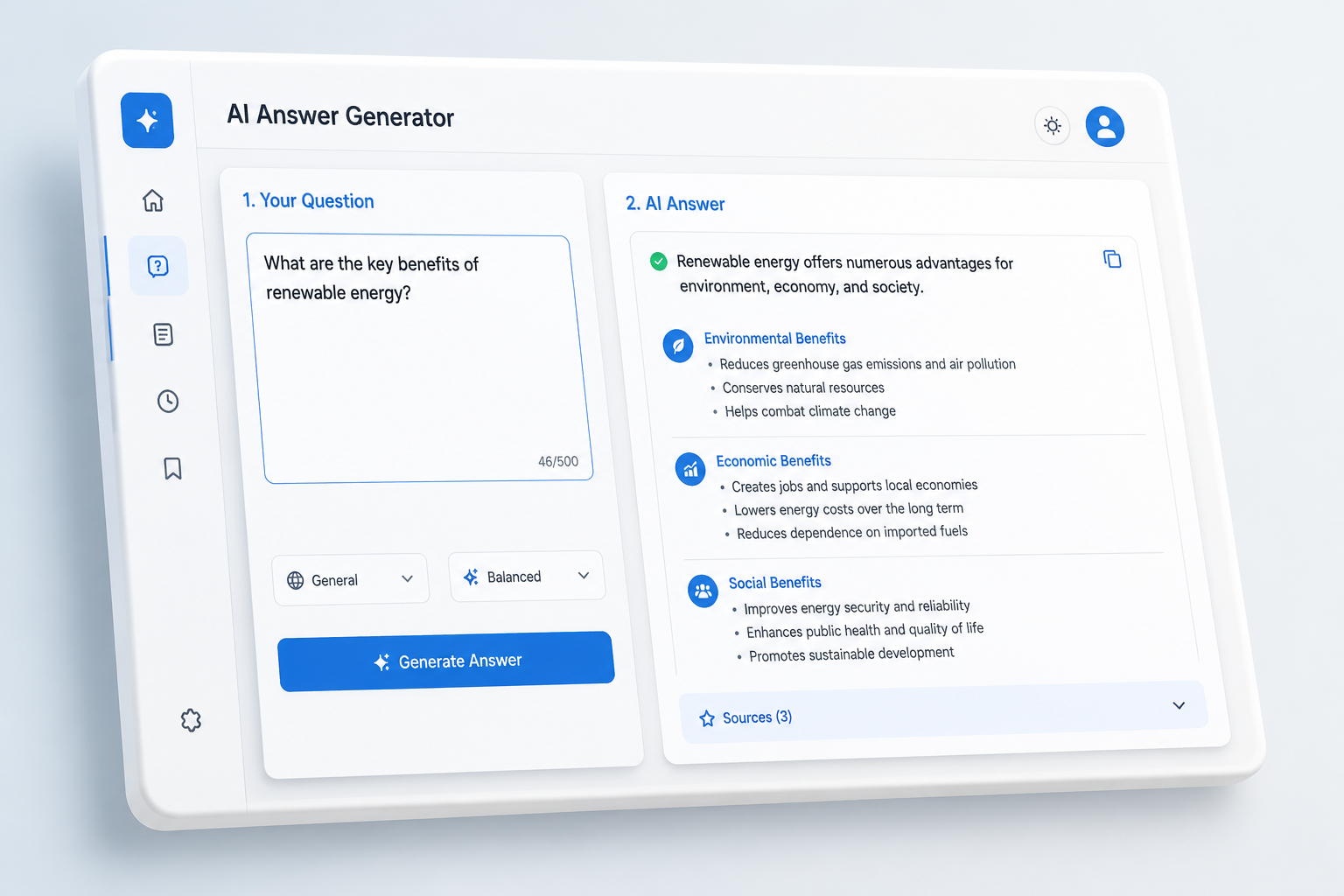 AI Answer Generator Online Free