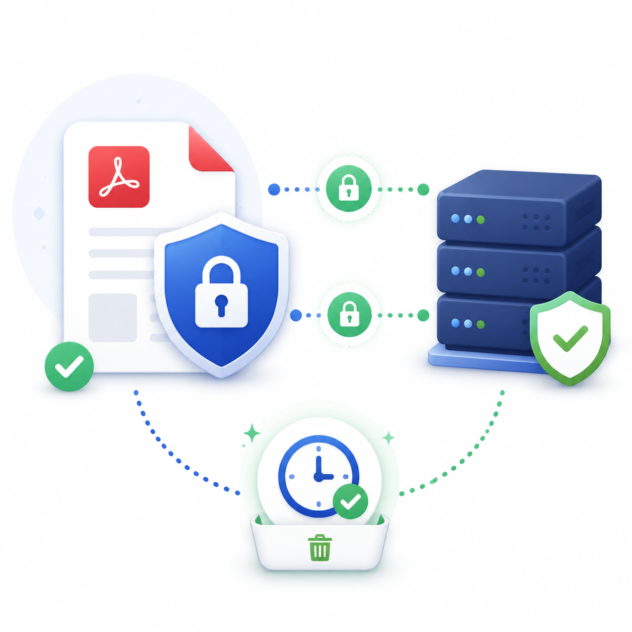 Secure PDF processing